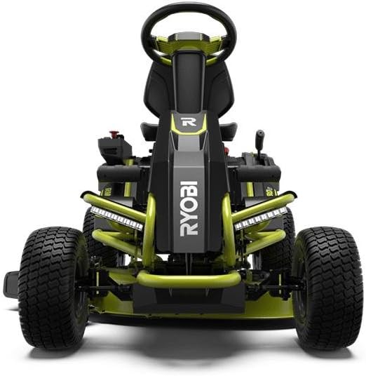 Ryobi 38" 100Ah Electric Rear-Engine Riding Lawn Mower – RY48111