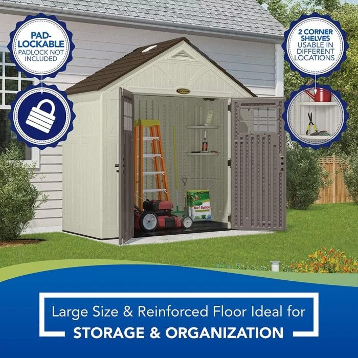 Suncast BMS8400D 4in x 8in Tremont Storage Shed