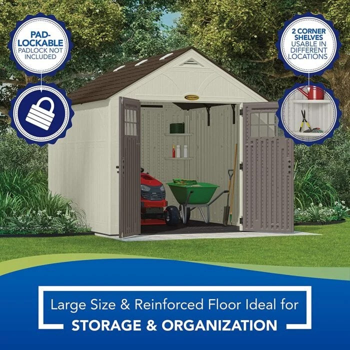 Suncast BMS8100 8in x 10in Tremont Storage Shed