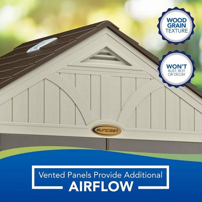 Suncast BMS8400D 4in x 8in Tremont Storage Shed