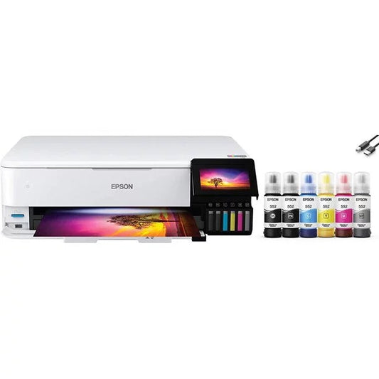 Epson EcoTank Photo ET-8550 Wireless Wide-Format Color All-in-One Printer